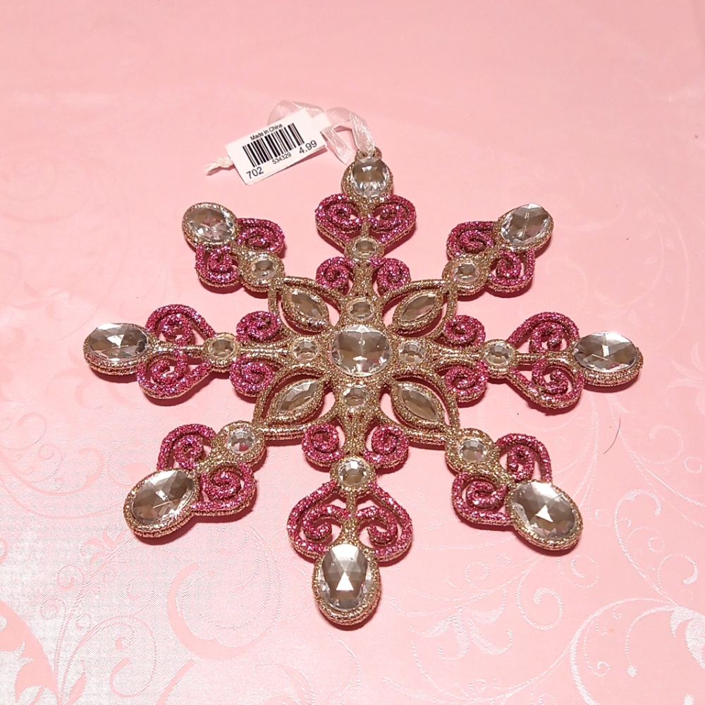 Moving-make offer! Cracker Barrel Snowflake Ornament